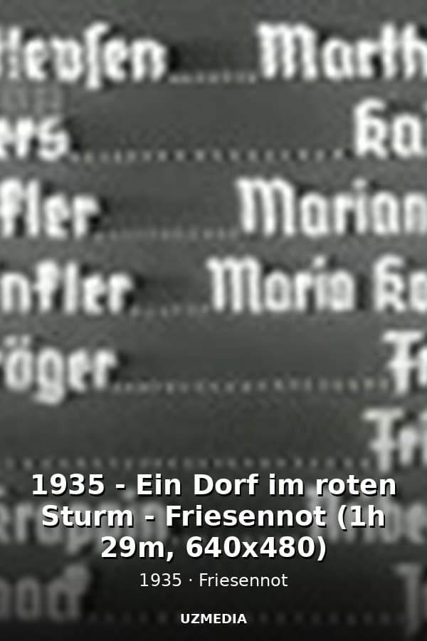 1935 - Ein Dorf im roten Sturm - Friesennot (1h 29m, 640x480) — Фильм 1935