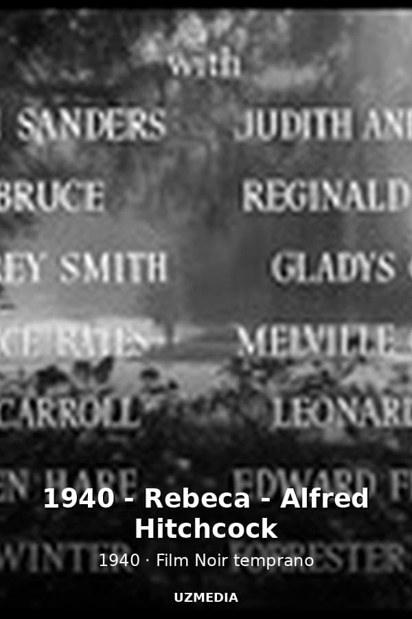 1940 - Rebeca - Alfred Hitchcock — Movie 1940