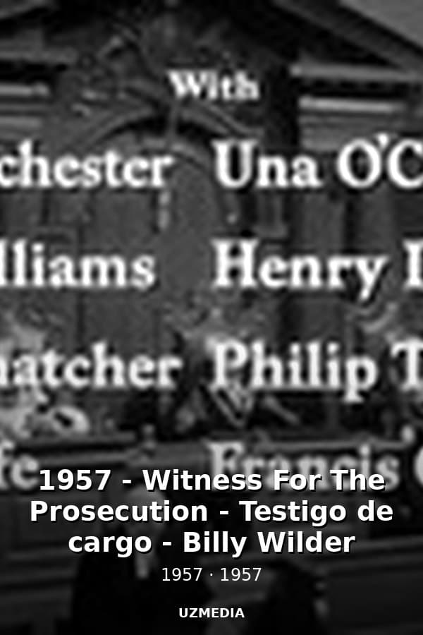 1957 - Witness For The Prosecution - Testigo de cargo - Billy Wilder — Kino 1957