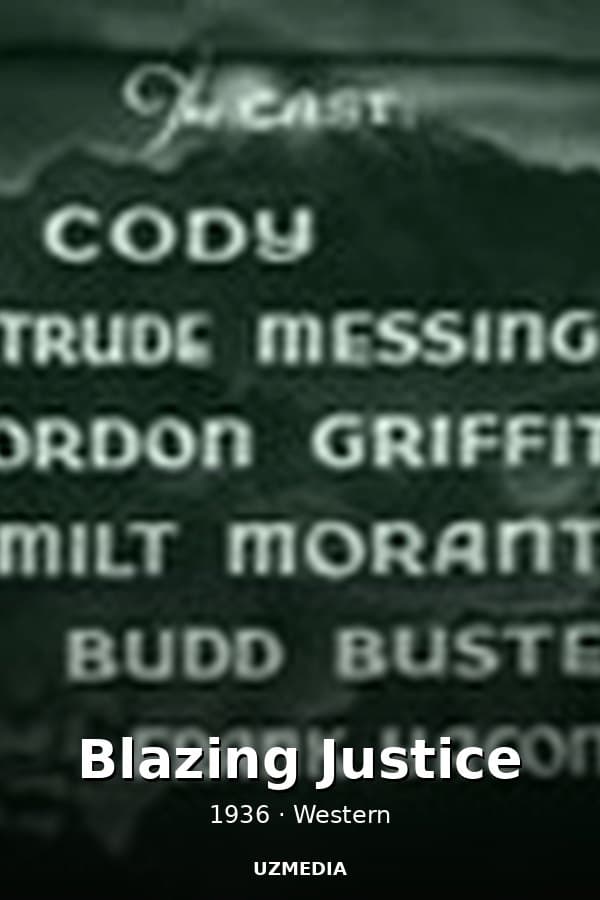 Blazing Justice — Movie 1936