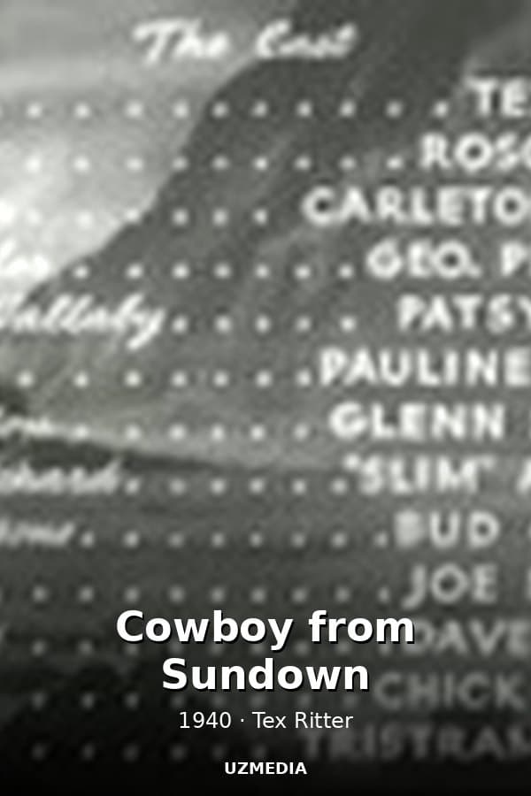 Cowboy from Sundown — Movie 1940