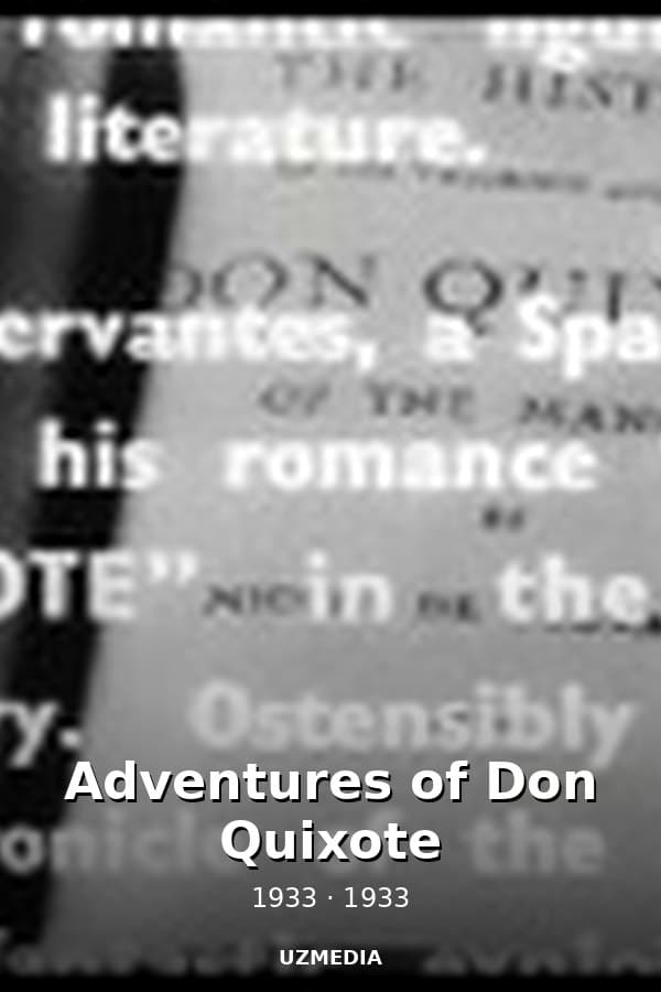 Adventures of Don Quixote — Kino 1933