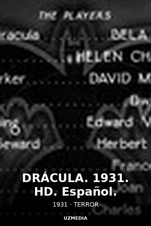 DRÁCULA. 1931. HD. Español. — Kino 1931