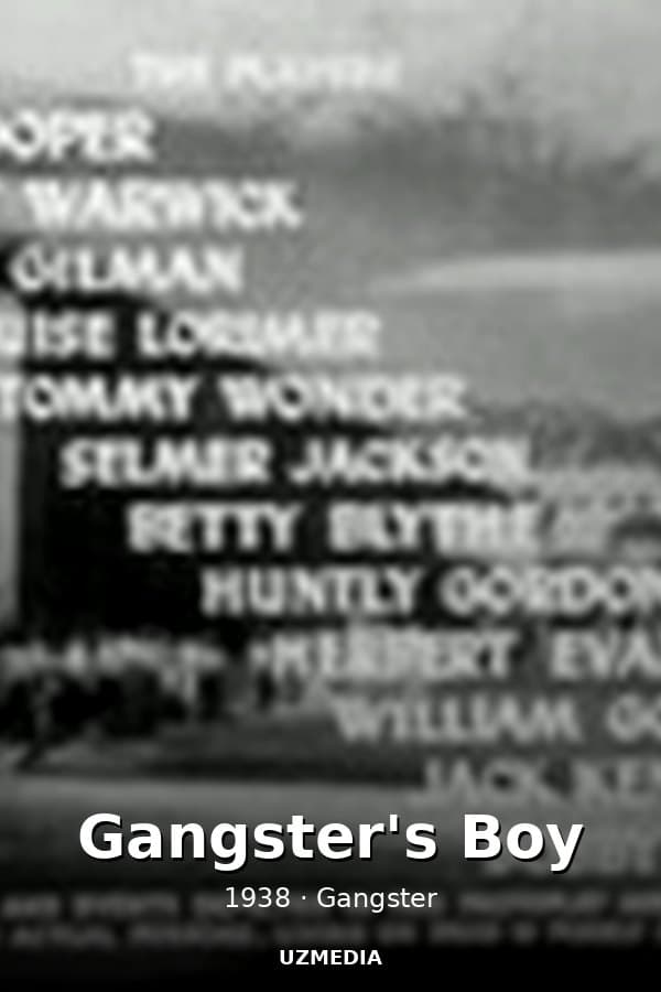 Gangster's Boy — Movie 1938