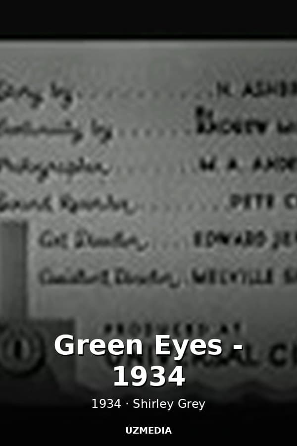 Green Eyes - 1934 — Kino 1934