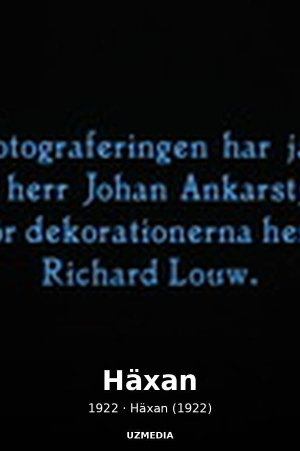 Häxan — Movie 1922
