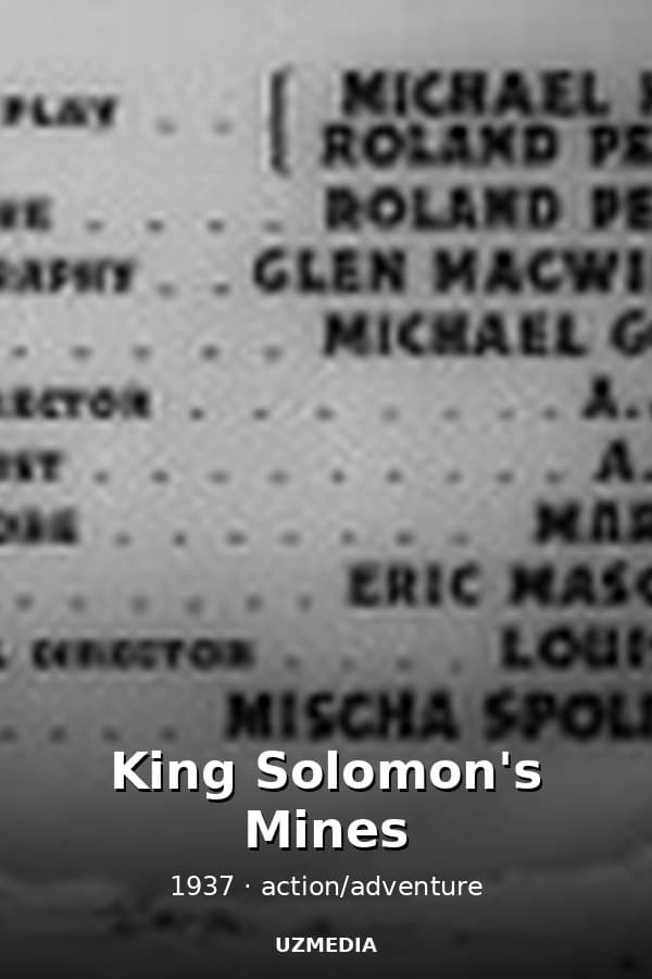 King Solomon's Mines — Movie 1937
