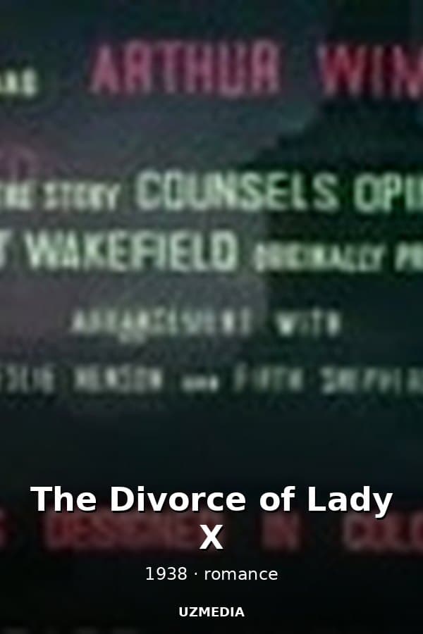 The Divorce of Lady X — Kino 1938