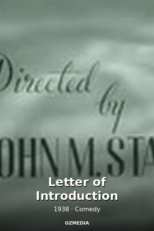 Letter of Introduction — Movie 1938