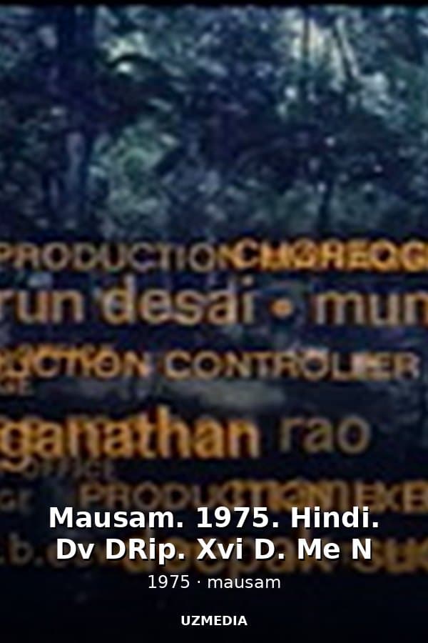 Mausam. 1975. Hindi. Dv DRip. Xvi D. Me N — Kino 1975