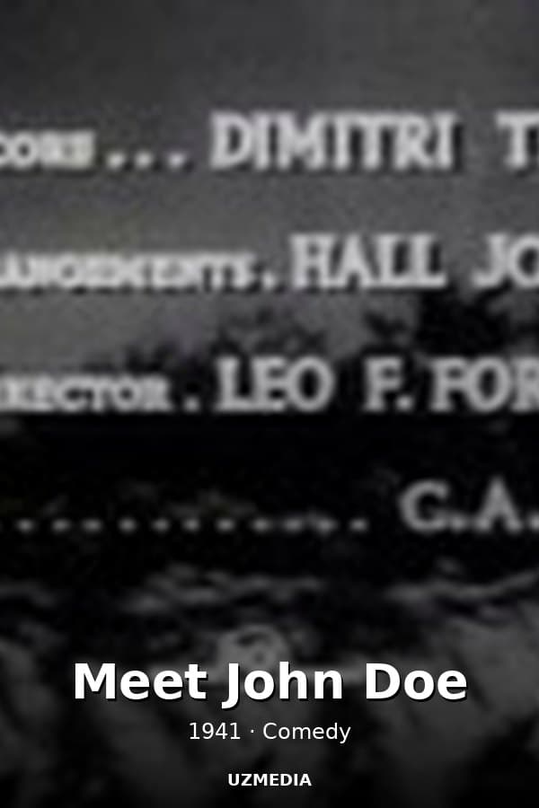 Meet John Doe — Movie 1941