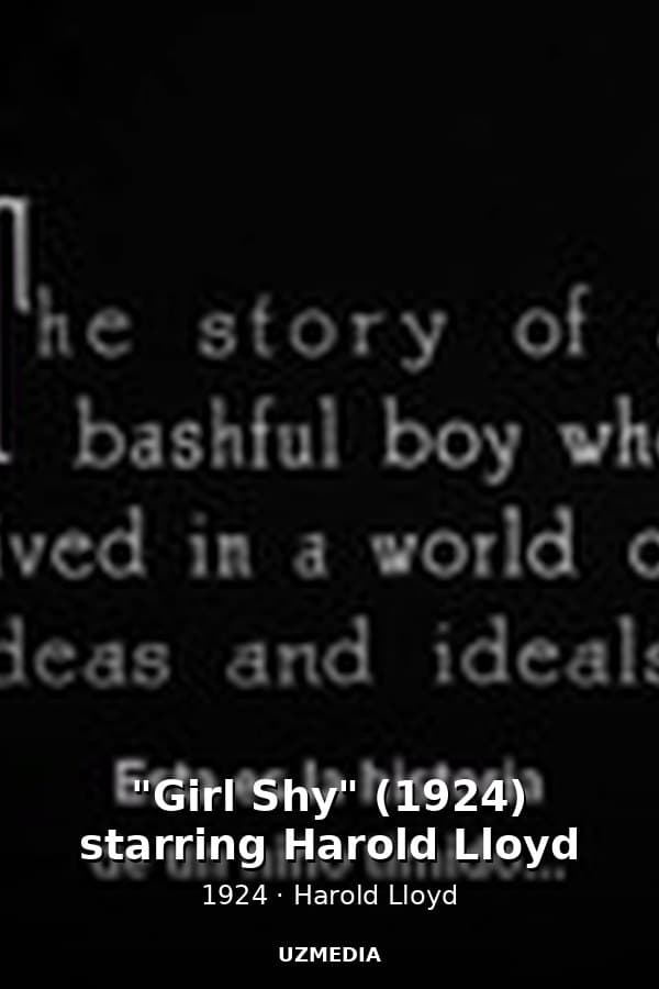 "Girl Shy" (1924) starring Harold Lloyd — Kino 1924