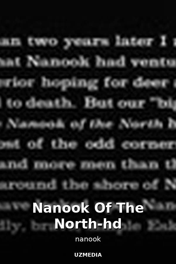 Nanook Of The North-hd — Kino 