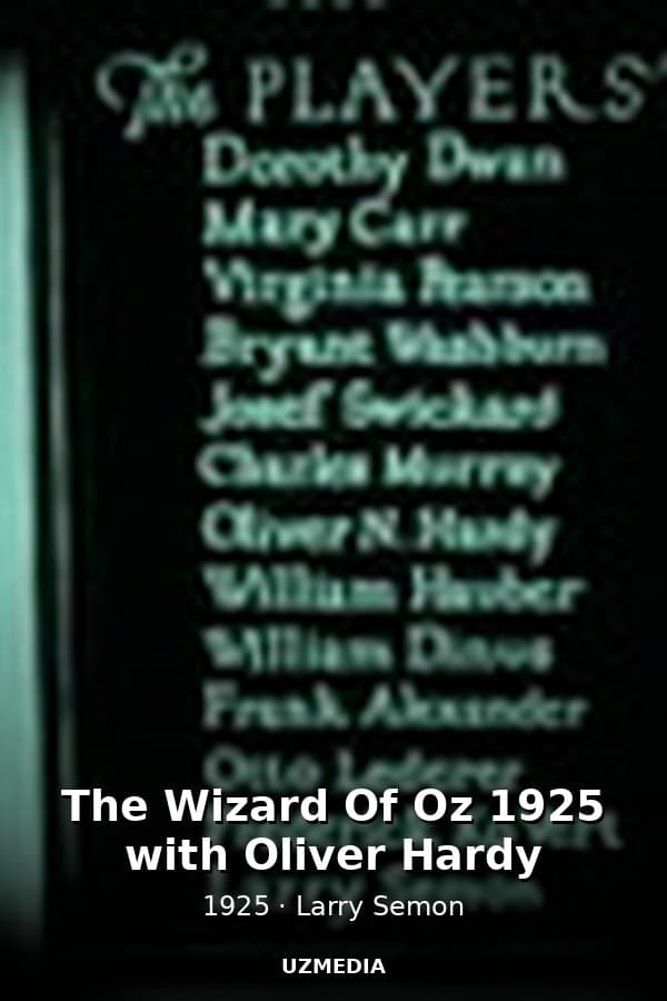 The Wizard Of Oz 1925 with Oliver Hardy — Kino 1925