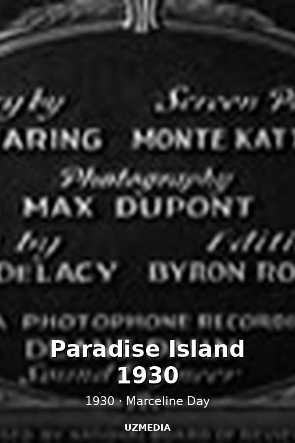 Paradise Island 1930 — Movie 1930