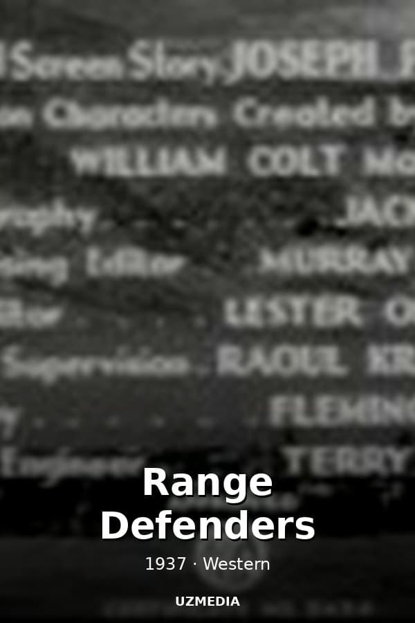Range Defenders — Movie 1937