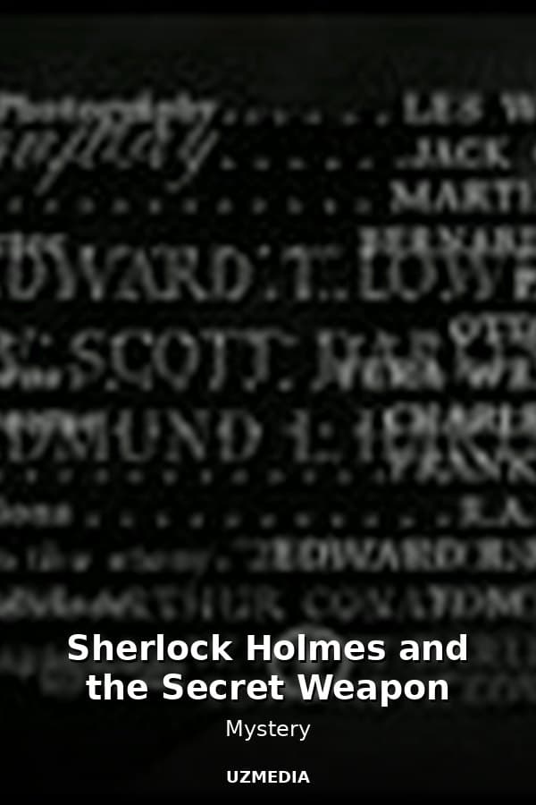 Sherlock Holmes and the Secret Weapon — Kino 