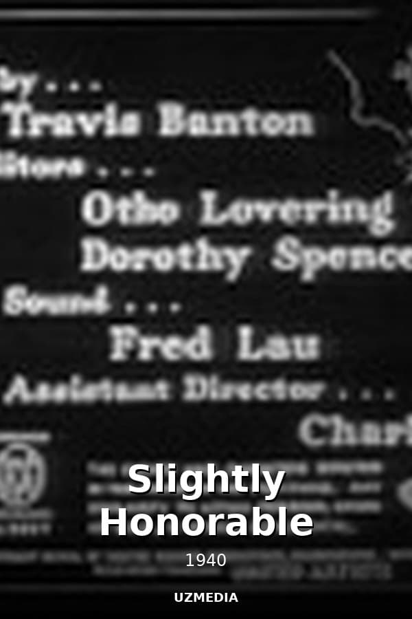 Slightly Honorable — Movie 1940