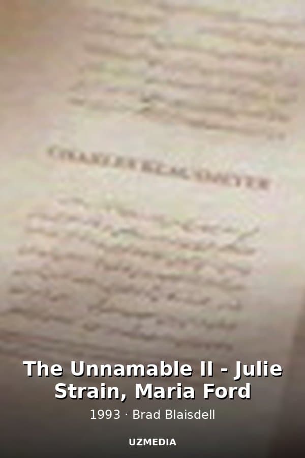 The Unnamable II - Julie Strain, Maria Ford — Kino 1993