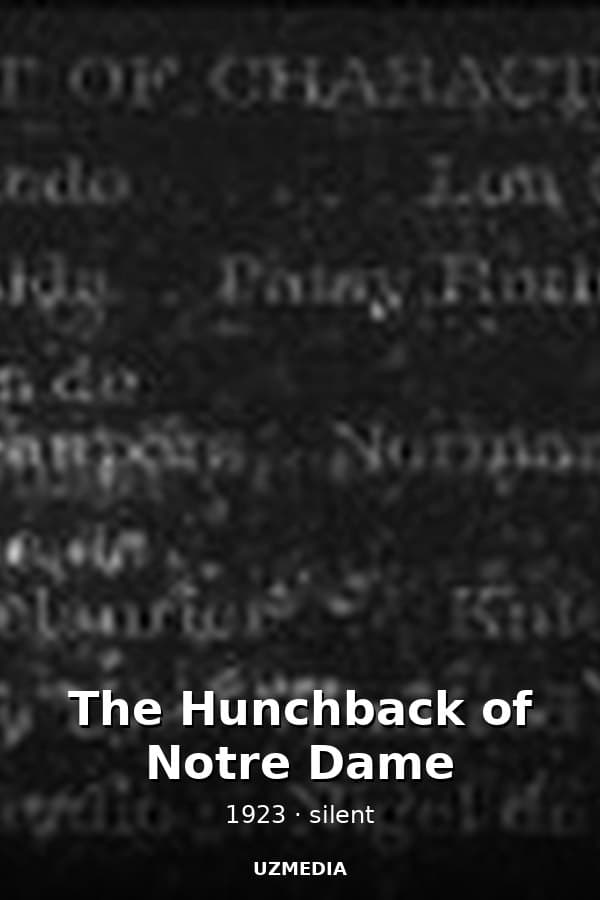 The Hunchback of Notre Dame — Movie 1923