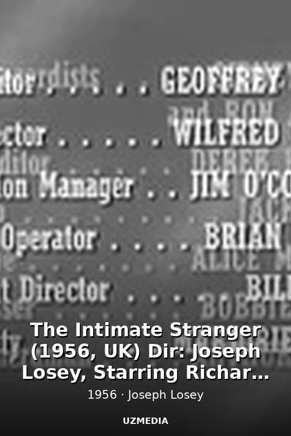 The Intimate Stranger (1956, UK) Dir: Joseph Losey, Starring Richard Basehart, Constance Cummings - Film Noir Full Movie — Kino 1956