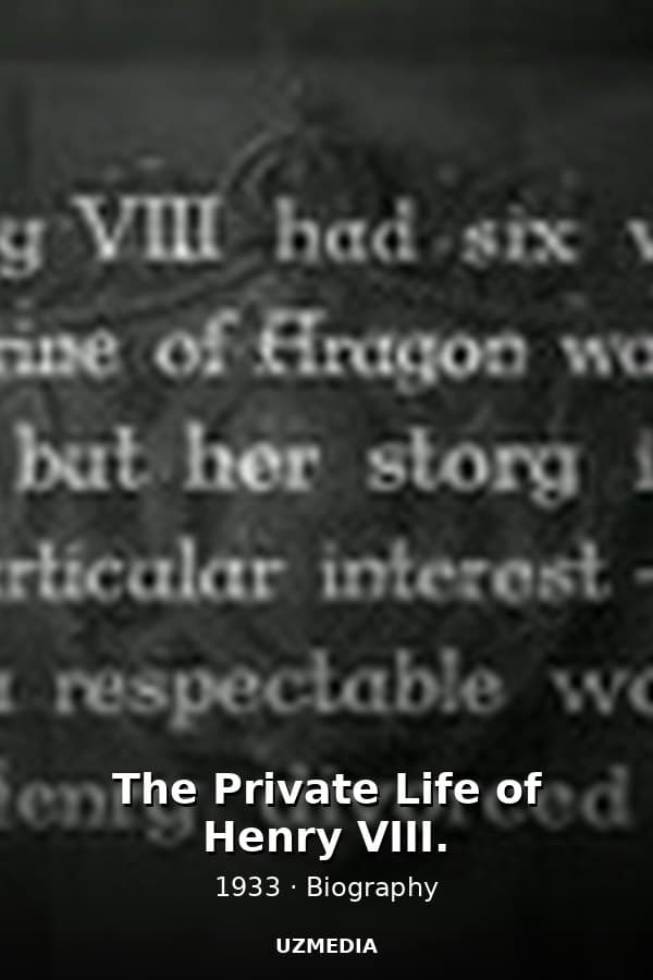 The Private Life of Henry VIII. — Kino 1933
