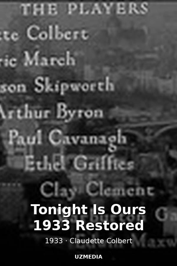 Tonight Is Ours 1933 Restored — Kino 1933
