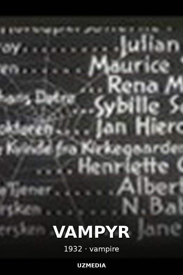 VAMPYR — Movie 1932