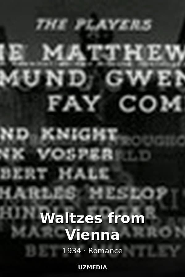 Waltzes from Vienna — Kino 1934