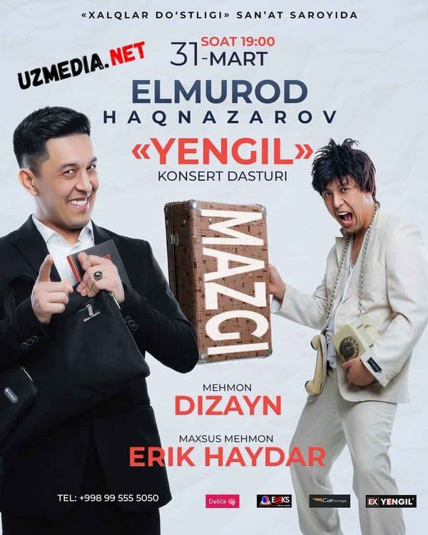 Elmurod Haqnazarov Yengil konsert dasturi — Kino 2022