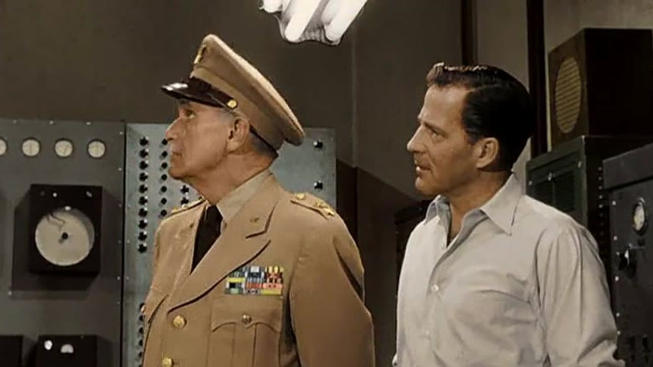 Earth vs the Flying Saucers 1956 colorized (Hugh Marlowe)