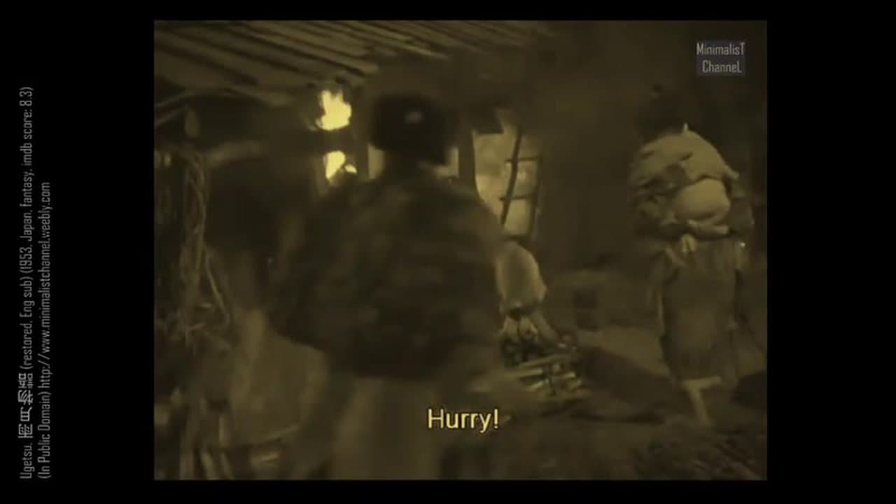 Ugetsu (restored, Eng sub) (1953, Japan, drama, imdb score: 8.2)
