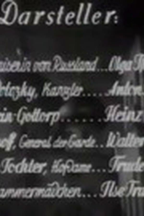 Der Favorit Der Kaiserin — Kino 1936