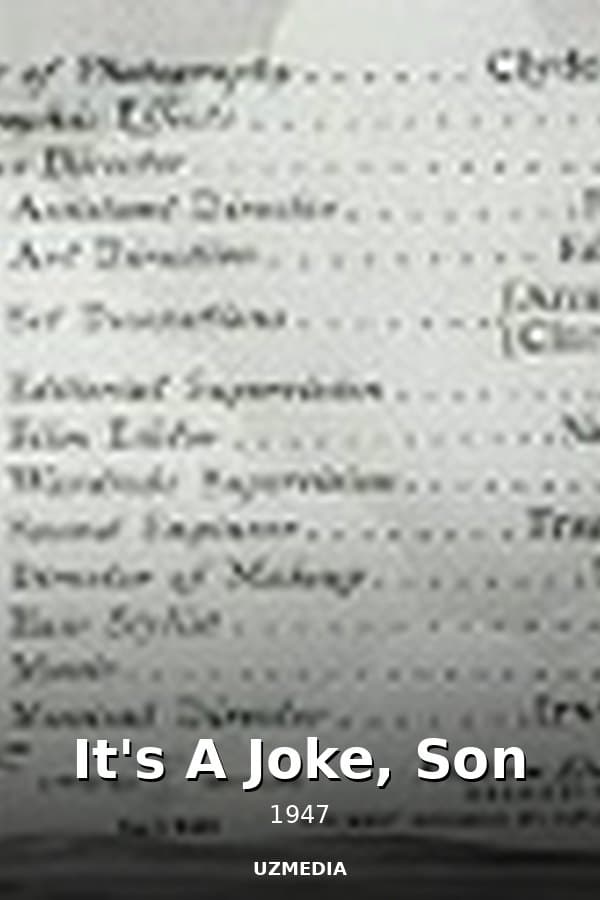 It's A Joke, Son — Movie 1947